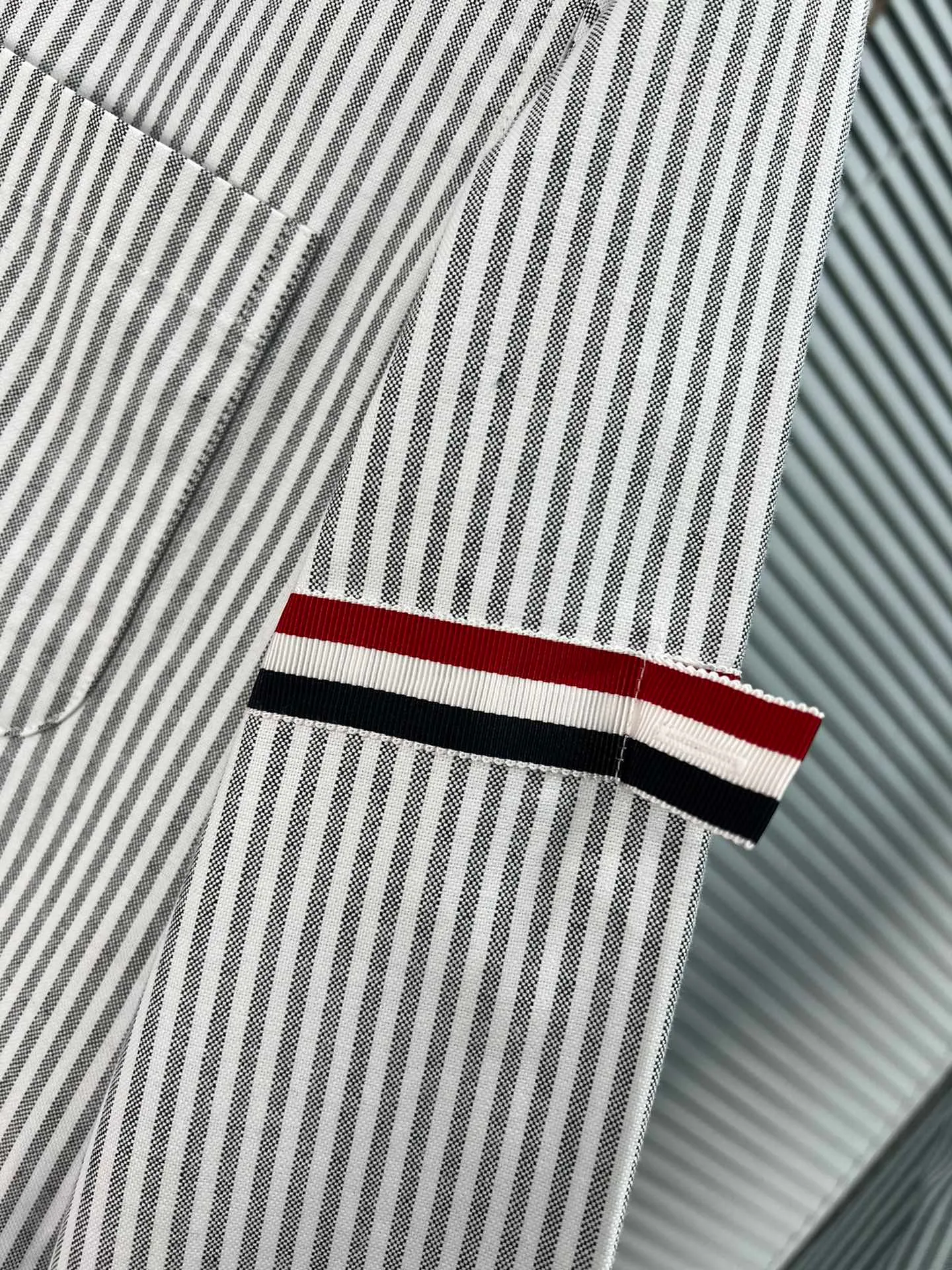 (THOM BROWNE + ） THOM BROWNE . TB Classic + ZP Authentic Same Style TB ：Blue /Gray Size：0/1/2/3/4